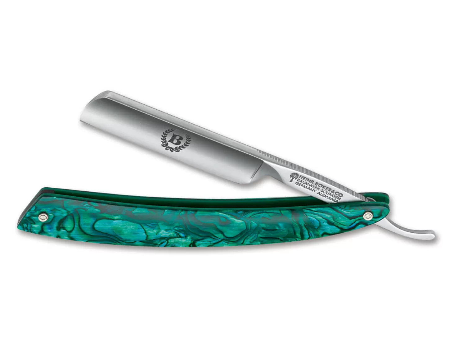 New Abalone Mini Carbonstahl-Rasiermesser