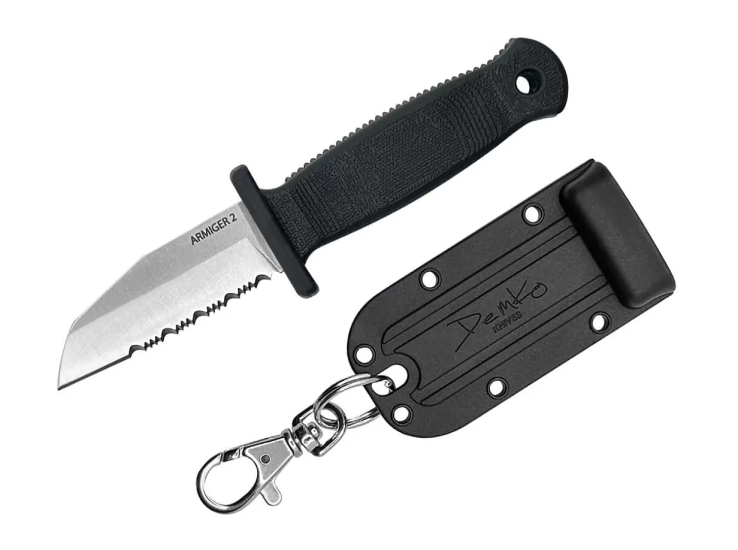 Discount Armiger 2 Shark Foot 4034SS TPR Black Serrated Outdoormesser