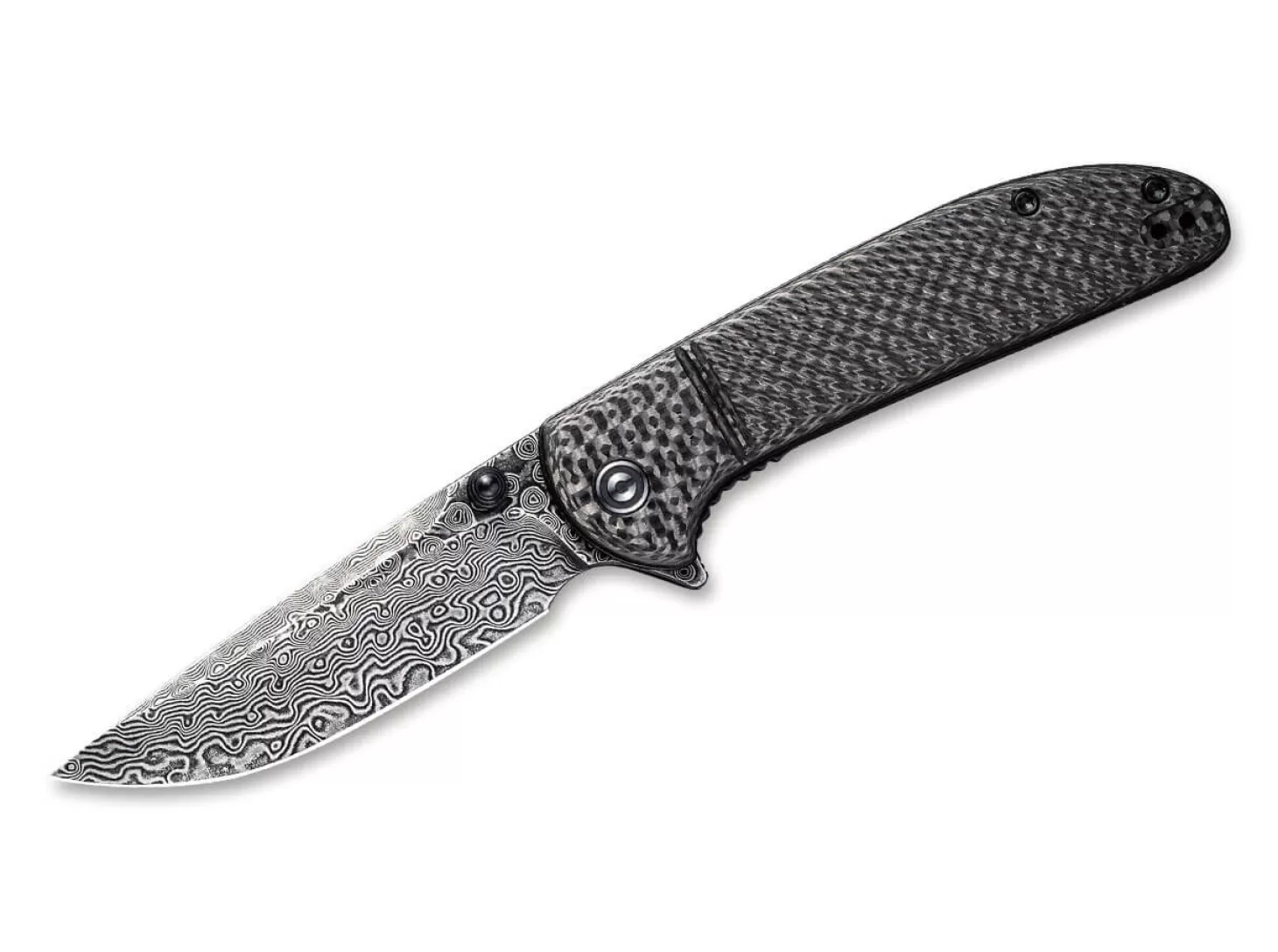 Discount Badlands Vagabonds Damascus Carbon Black Outdoormesser