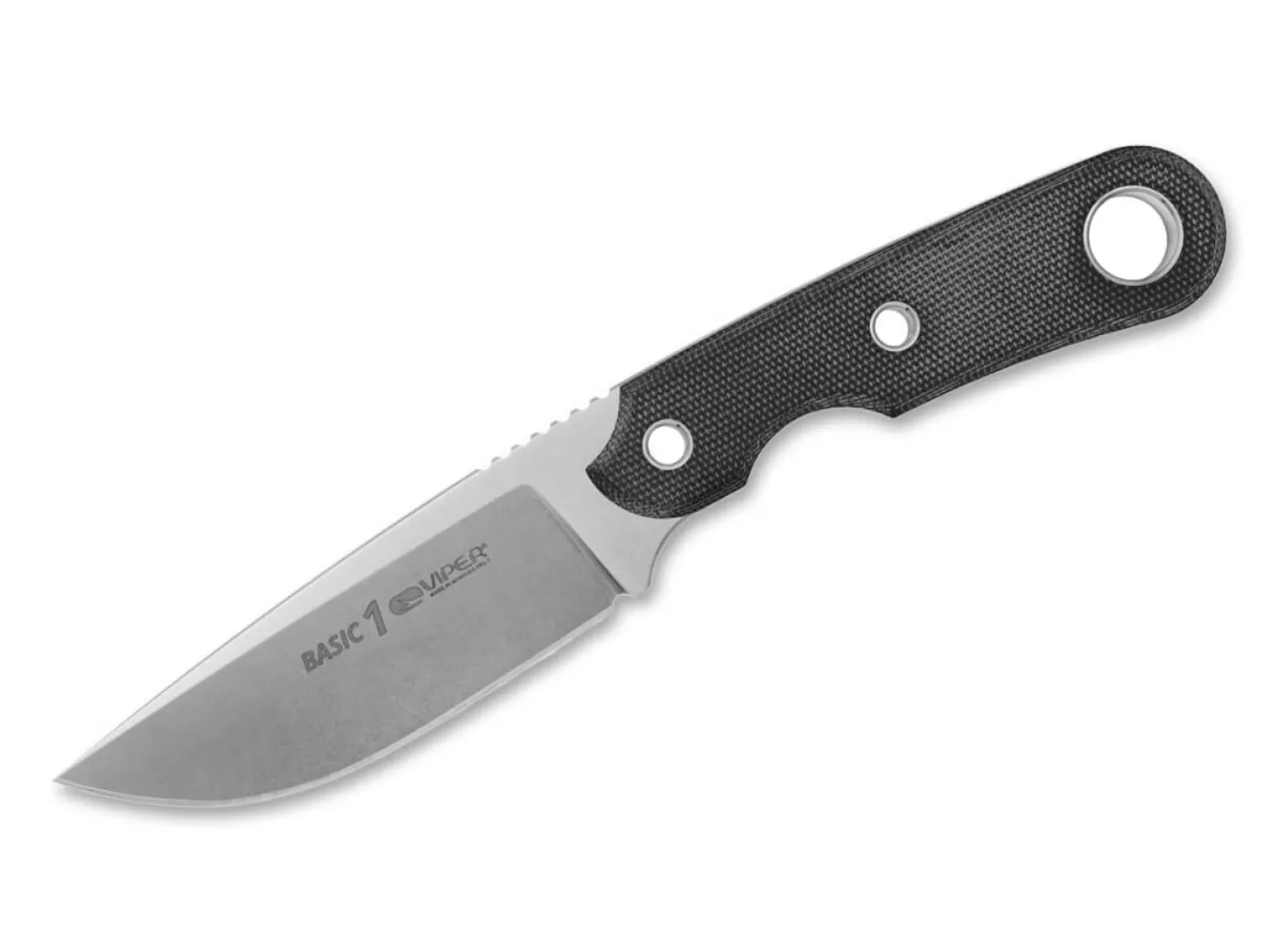 Clearance Basic 1 D2 Micarta Black EDC-Messer