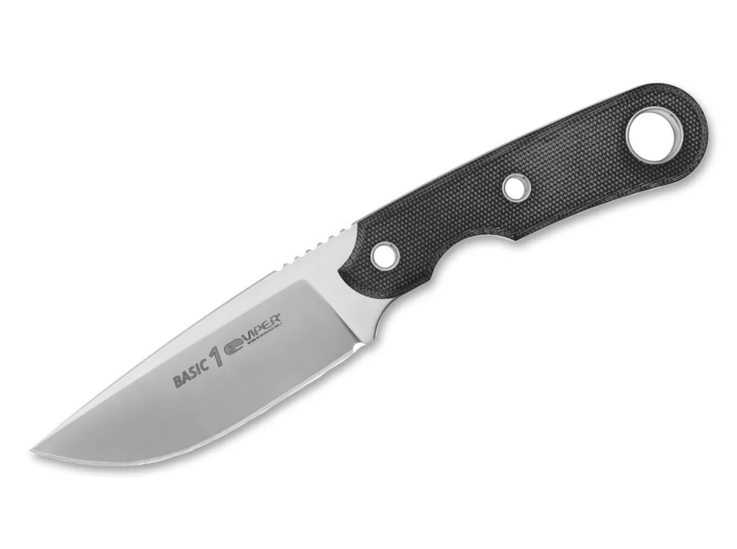 Store Basic 1 MagnaCut Micarta Black EDC-Messer