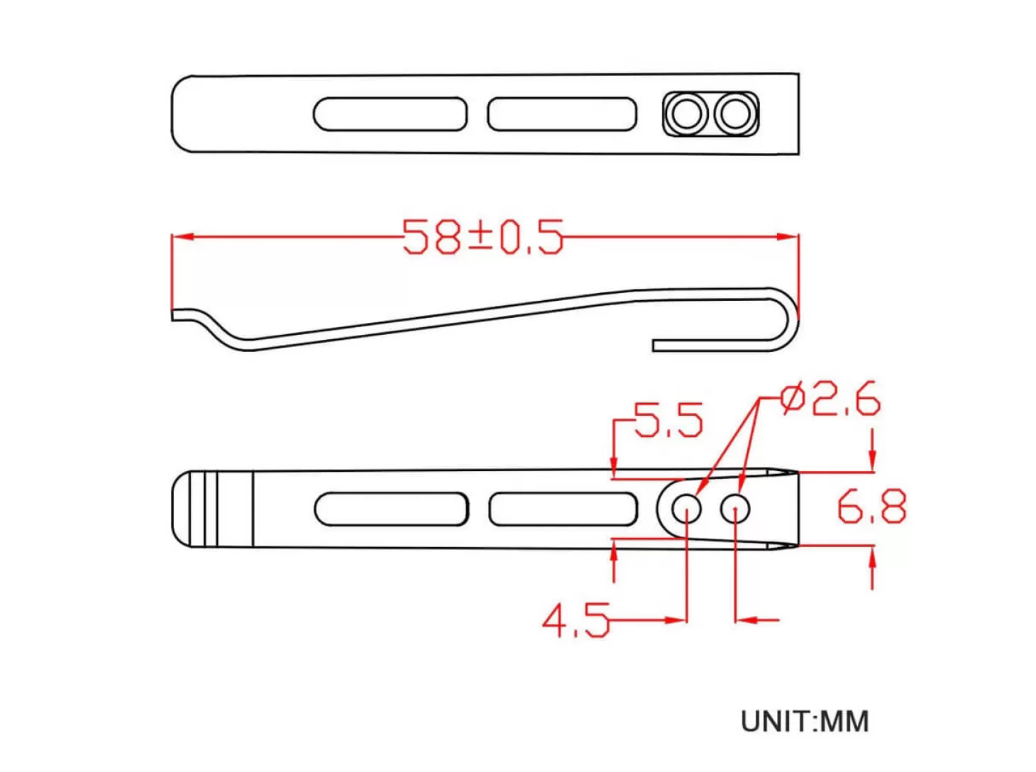 Shop Black Stainless Steel Clip CA-06A-V1 Zubehör