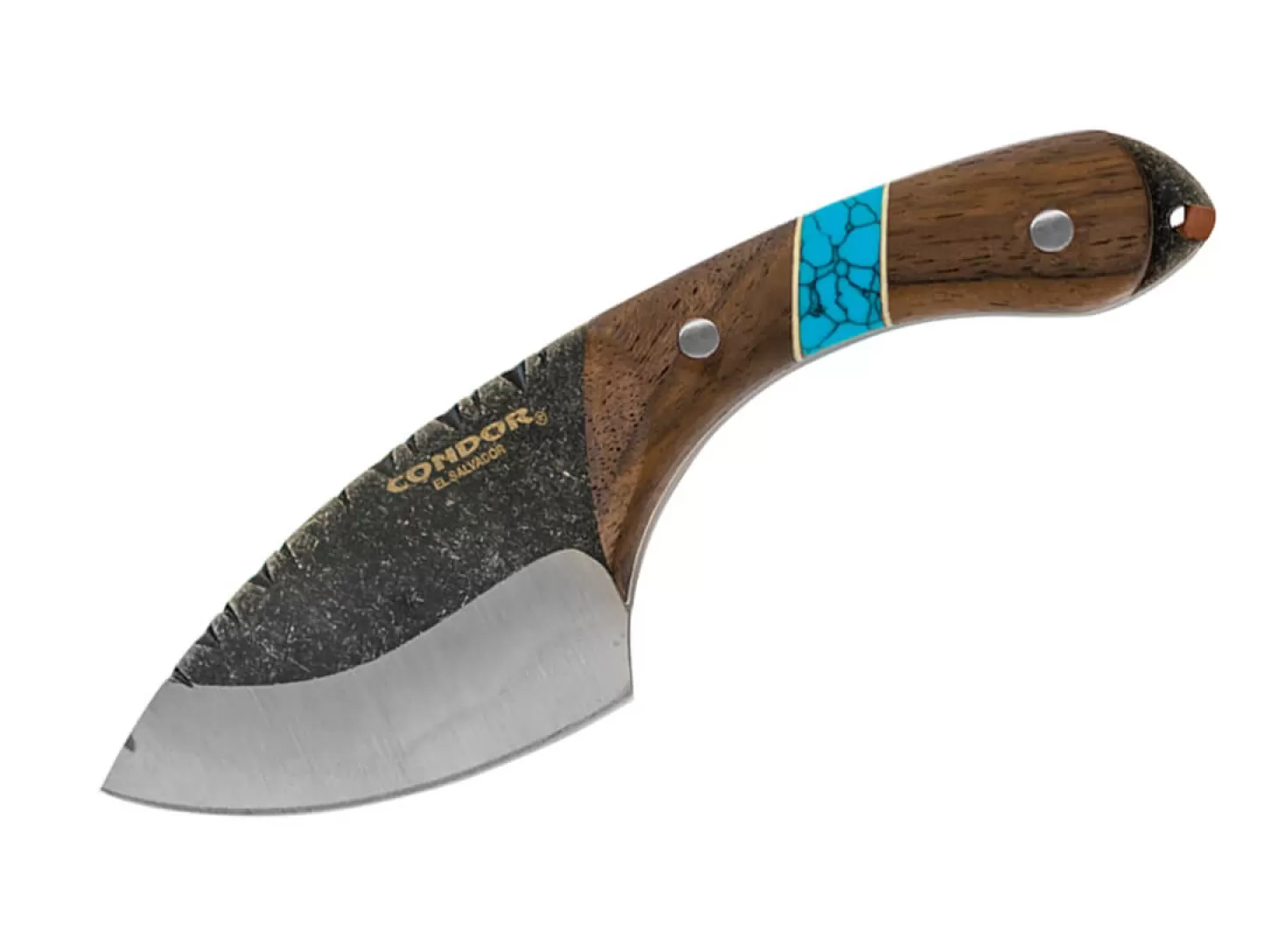 Hot Blue River Skinner Jagdmesser