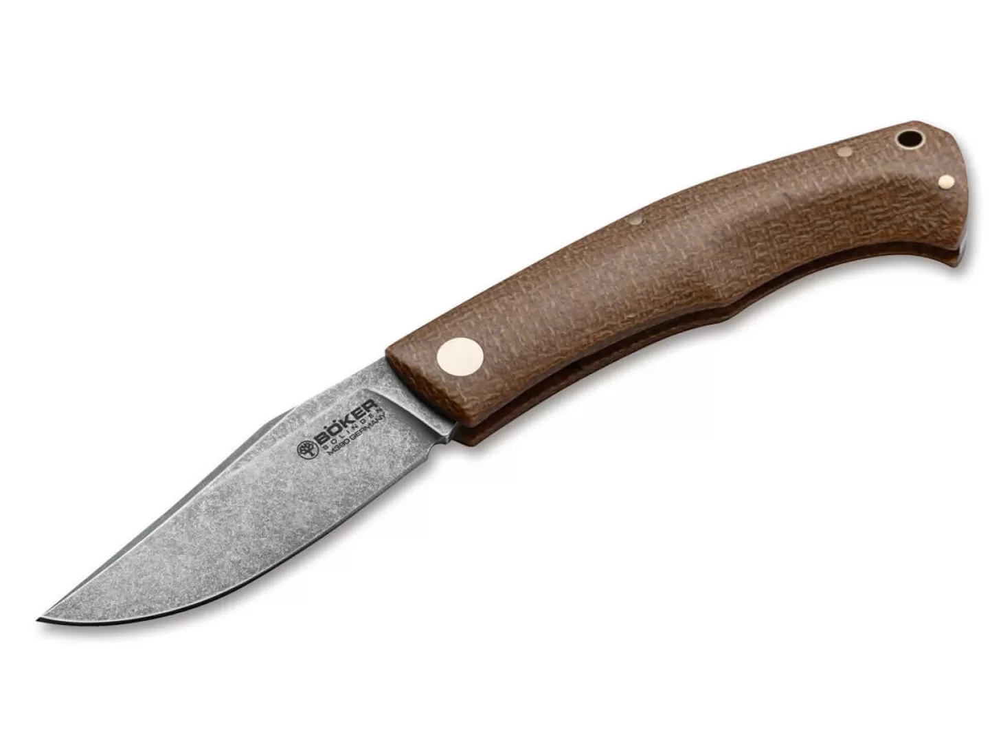 Online Boxer EDC Brown Slipjoint-Messer