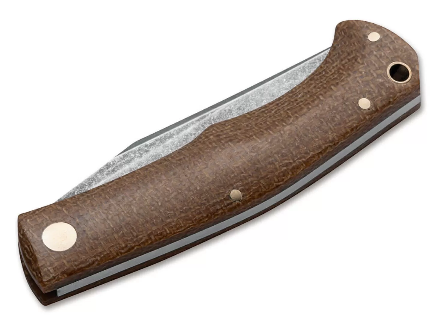 Online Boxer EDC Brown Slipjoint-Messer