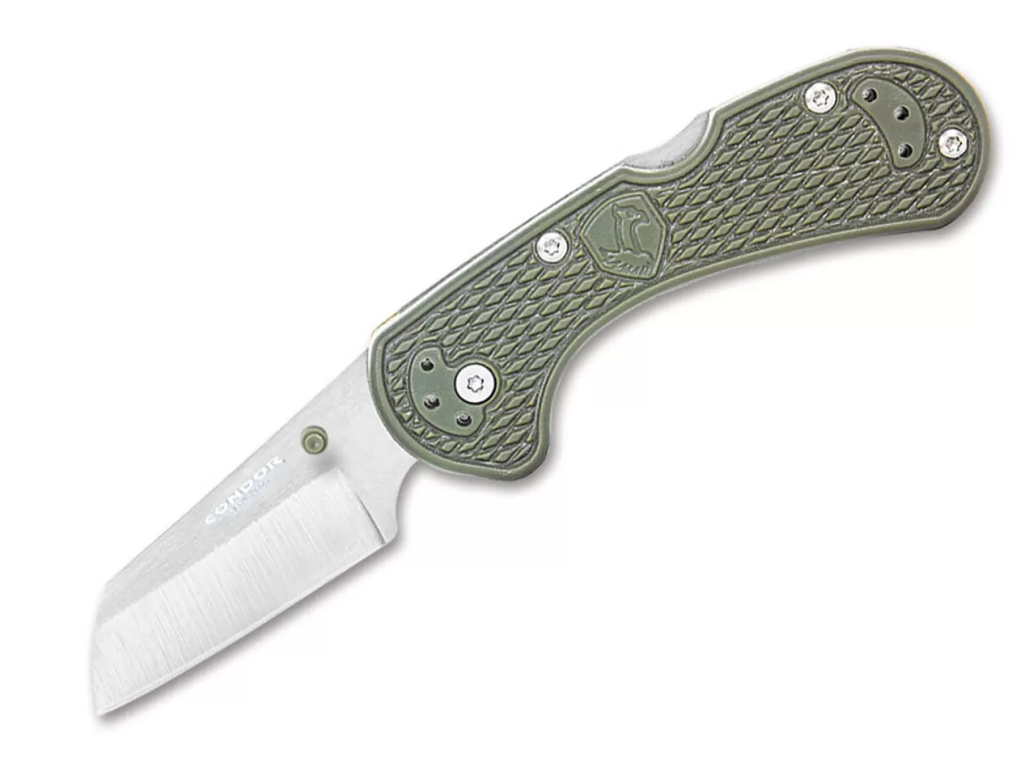 New Cadejo Cleaver Folder Army Green Outdoormesser