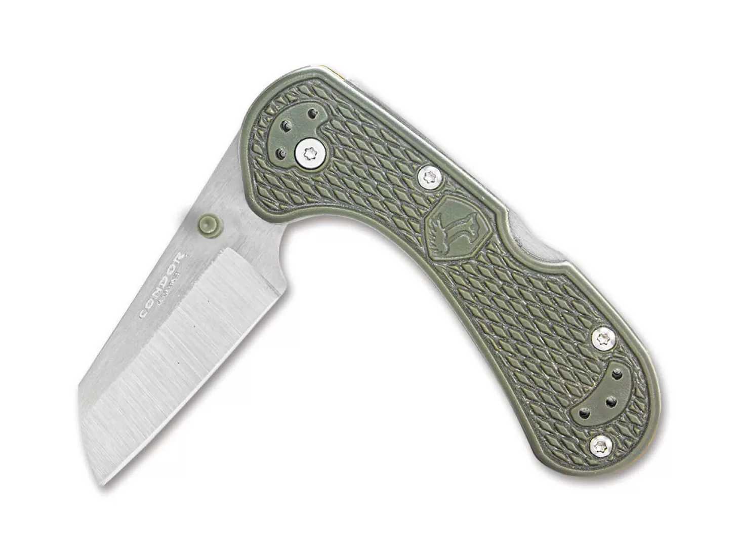 New Cadejo Cleaver Folder Army Green Outdoormesser