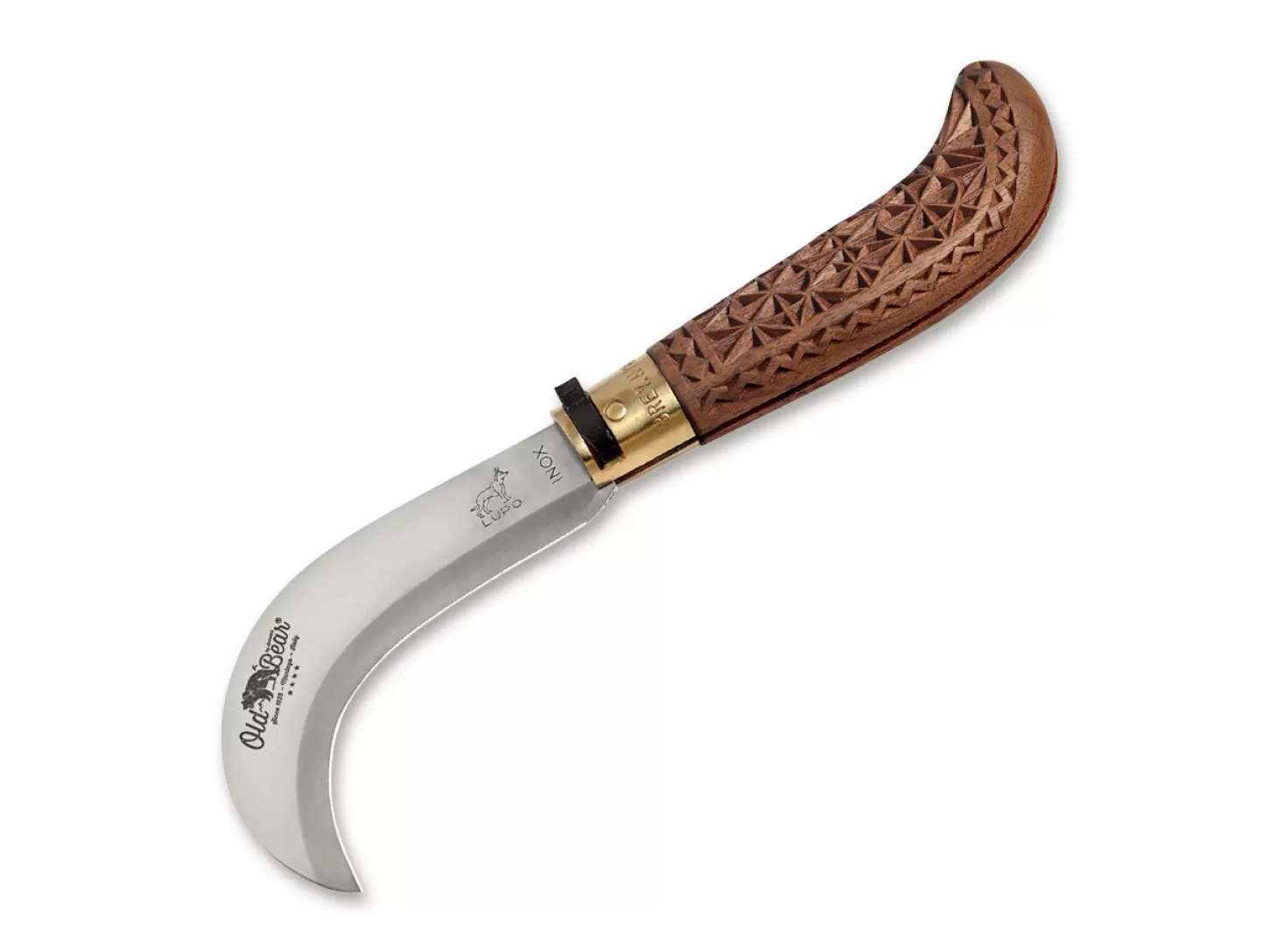 Clearance Collection Bill Hook S Carved Zweihandmesser