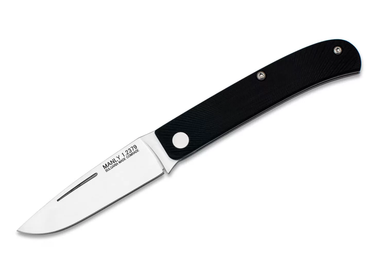 Cheap Comrade D2 Black Slipjoint-Messer