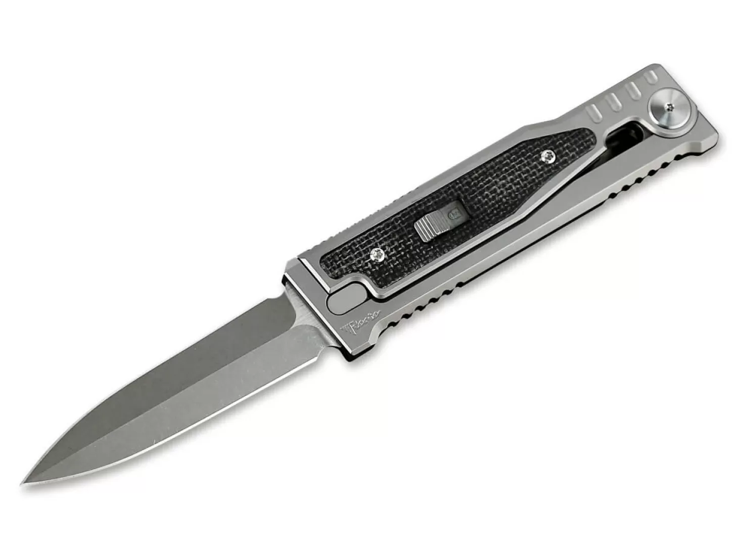 Cheap EXO-M Black Micarta Double Edge OTF-Messer