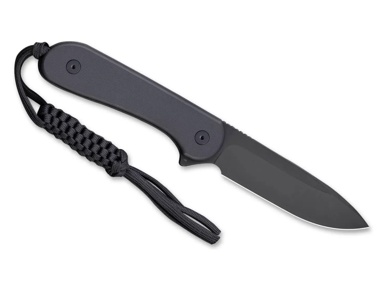 Clearance Fixed Blade Elementum All Black Outdoormesser