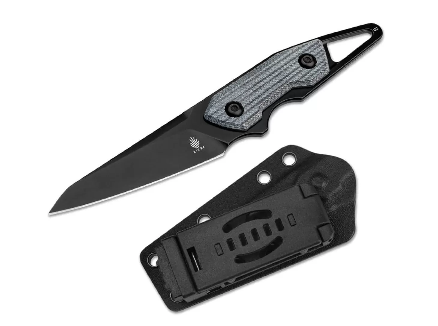 Fashion Groom Micarta All Black EDC-Messer