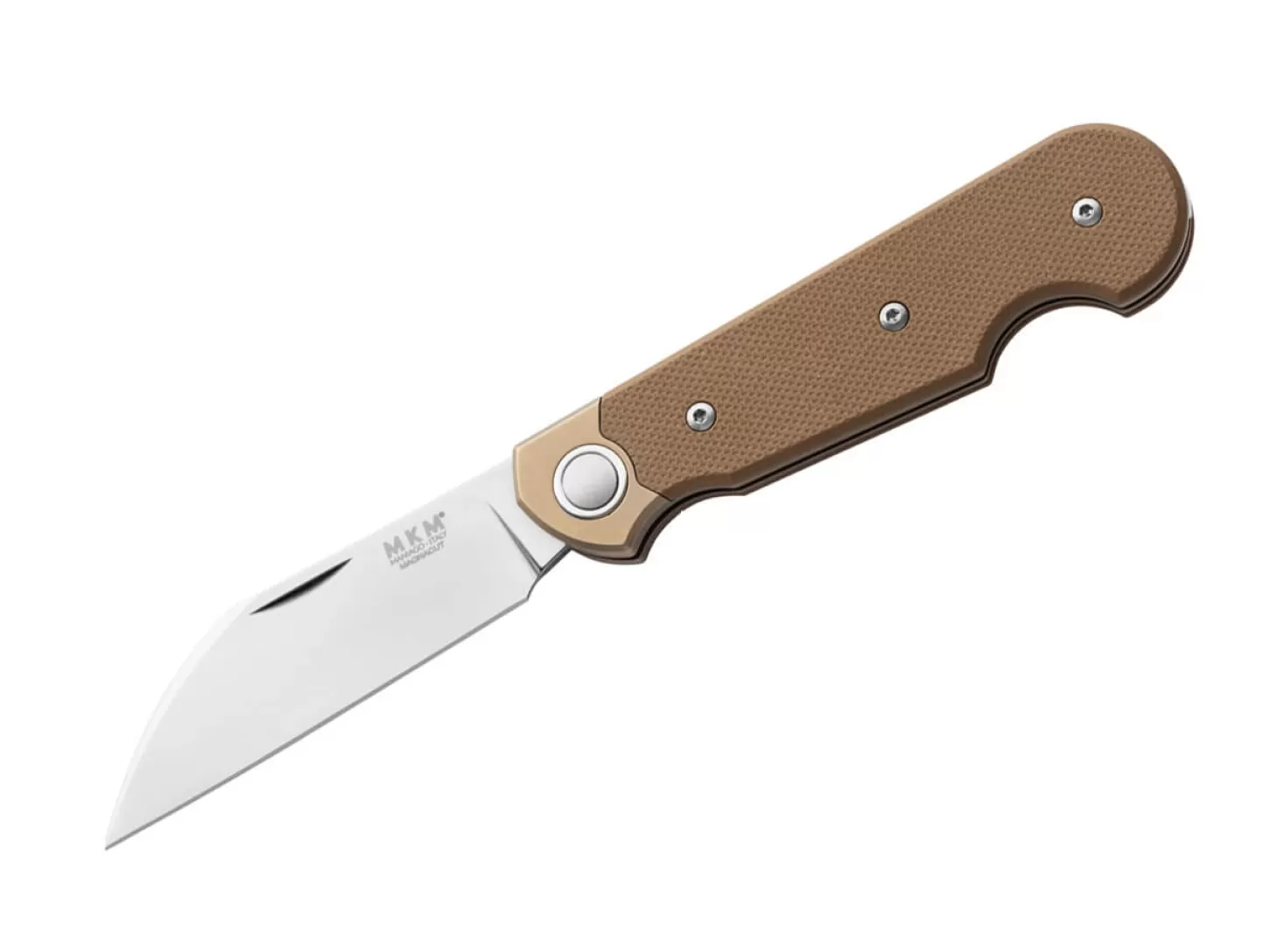 Online Jaques Ti G10 Earth Brown Slipjoint-Messer