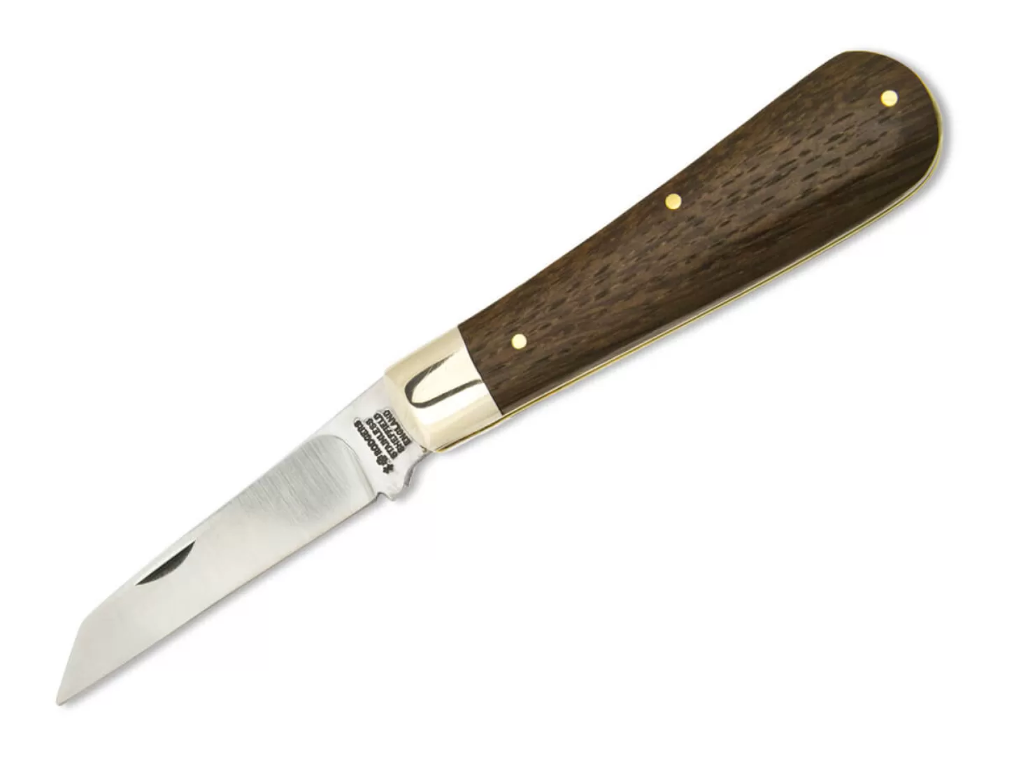 Best Sale Lambsfoot Pocket Knife Dark Oak Klassische Messer