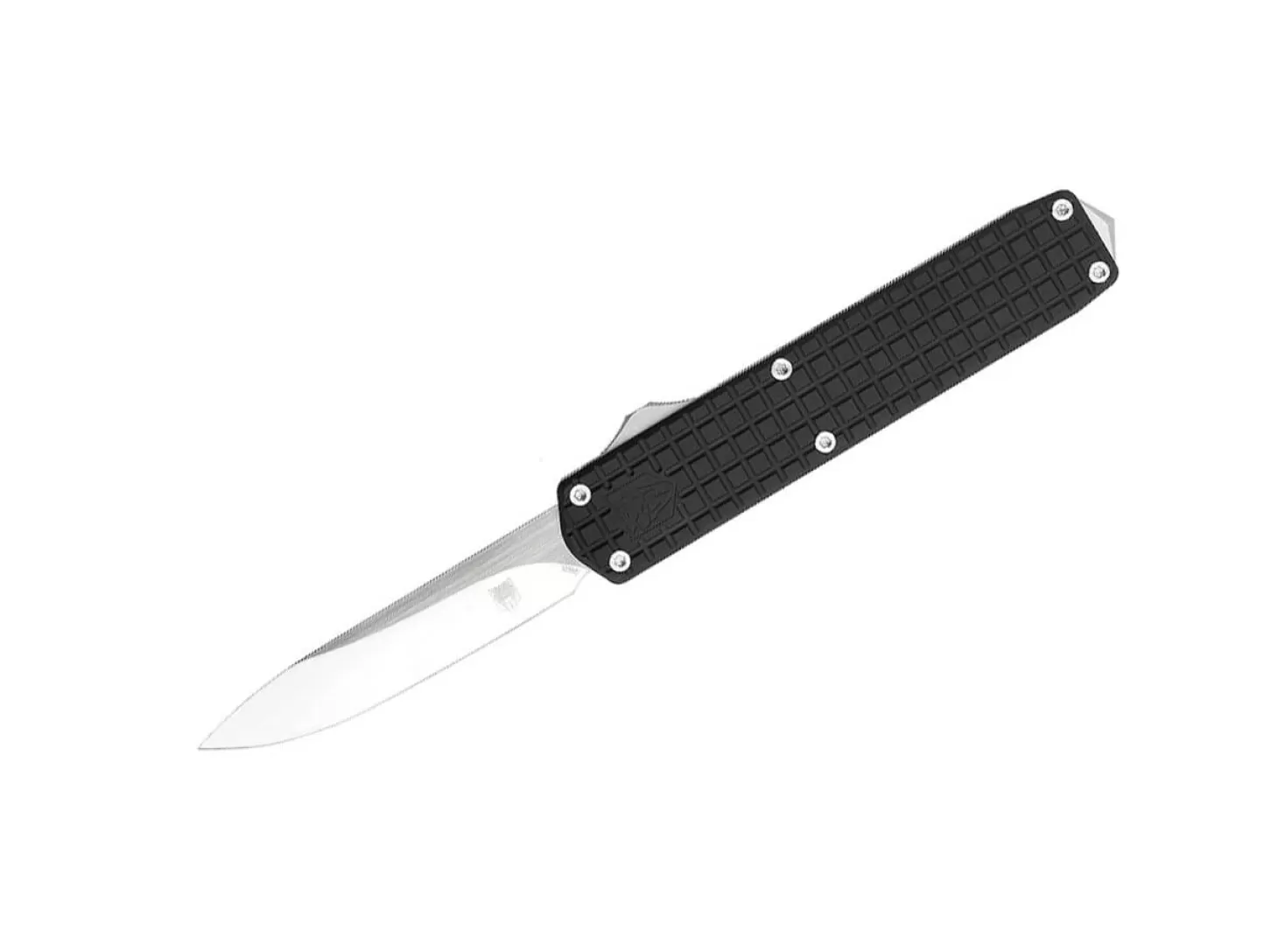 Cheap Large Warrior Black Drop Not Serrated OTF-Messer