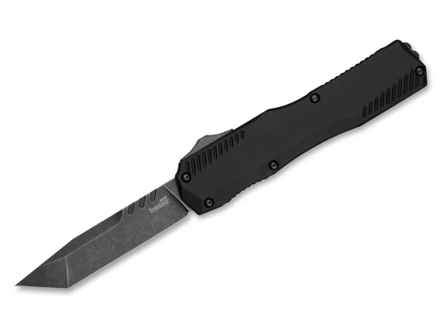 Cheap Livewire Aluminum MagnaCut Black Tanto OTF-Messer