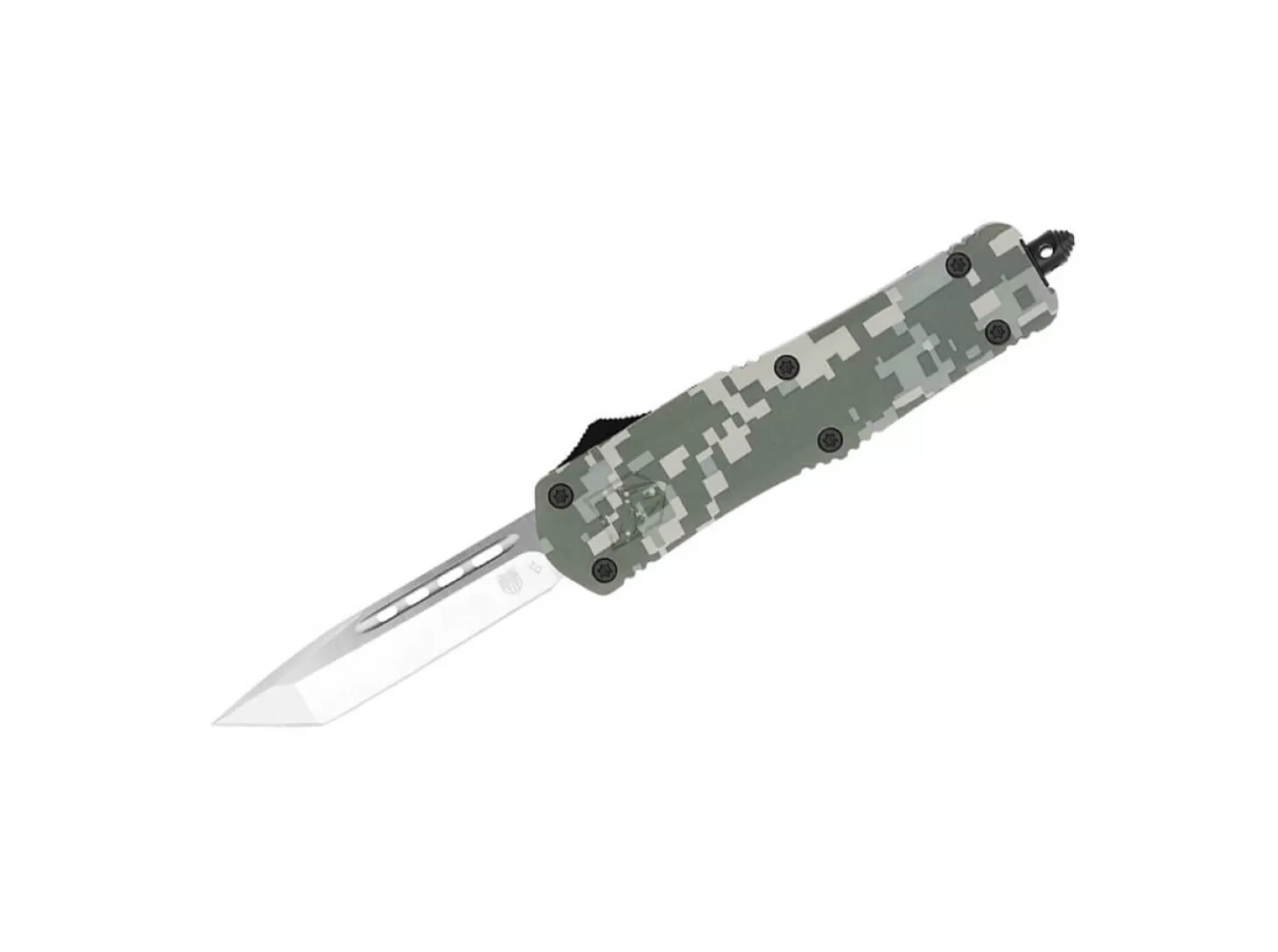 Cheap Medium FS-3 Army Digi Tanto Not Serrated OTF-Messer