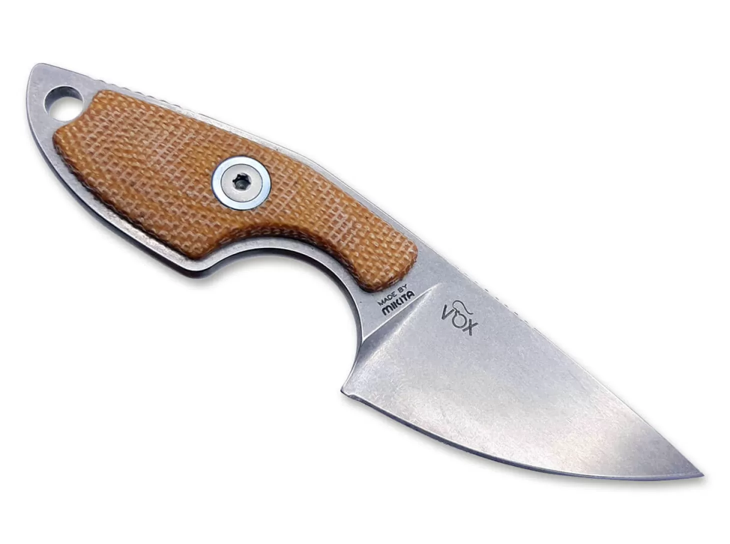 Clearance Mikro 1 Micarta Brown Neck Knives