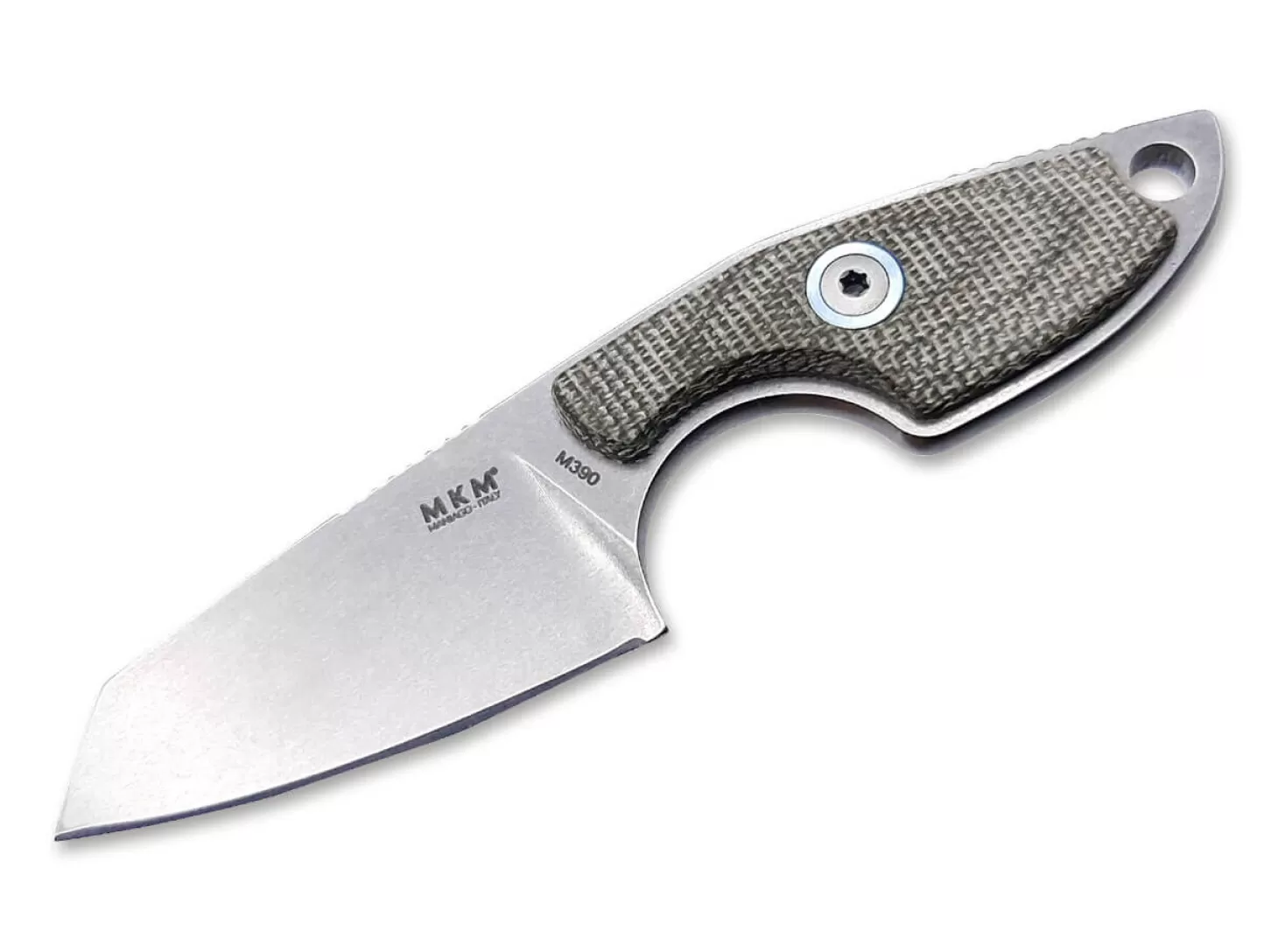 Discount Mikro 2 Micarta Green Neck Knives