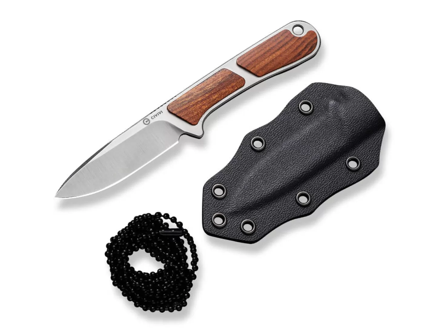 Outlet Mini Elementum Fixed Guibourtia EDC-Messer