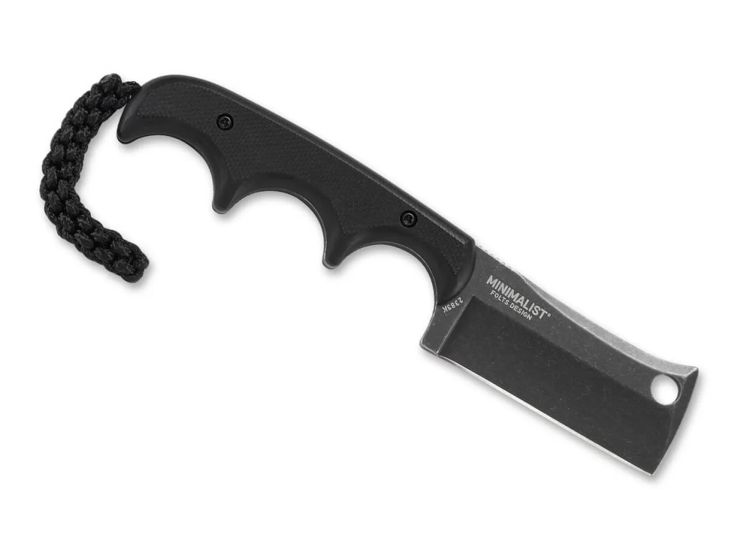 Online Minimalist Cleaver Blackout Outdoormesser