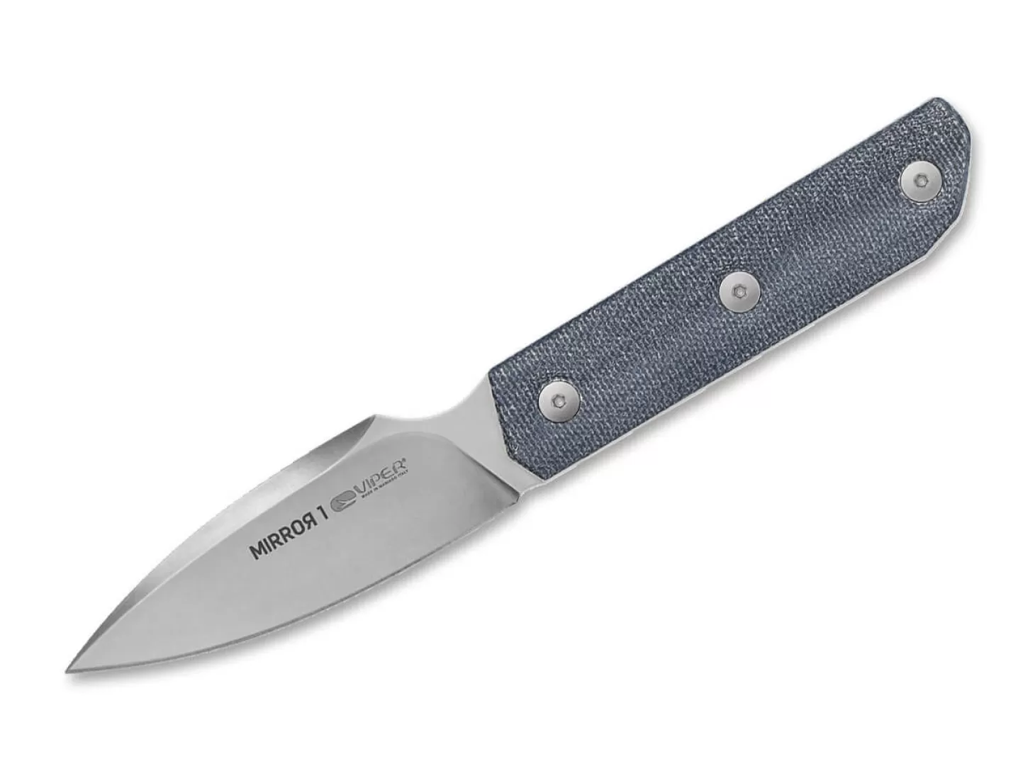 Store Mirror 1 Micarta Denim Outdoormesser