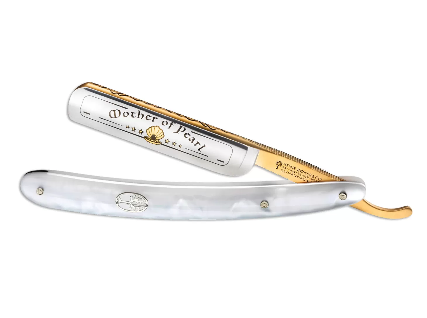 Clearance Mother of Pearl Rasiermesser Mit Rundkopf