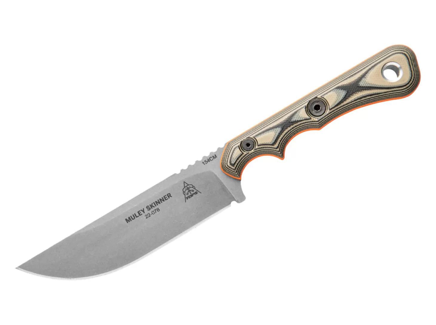 Outlet Muley Skinner Tan Black G10 Jagdmesser