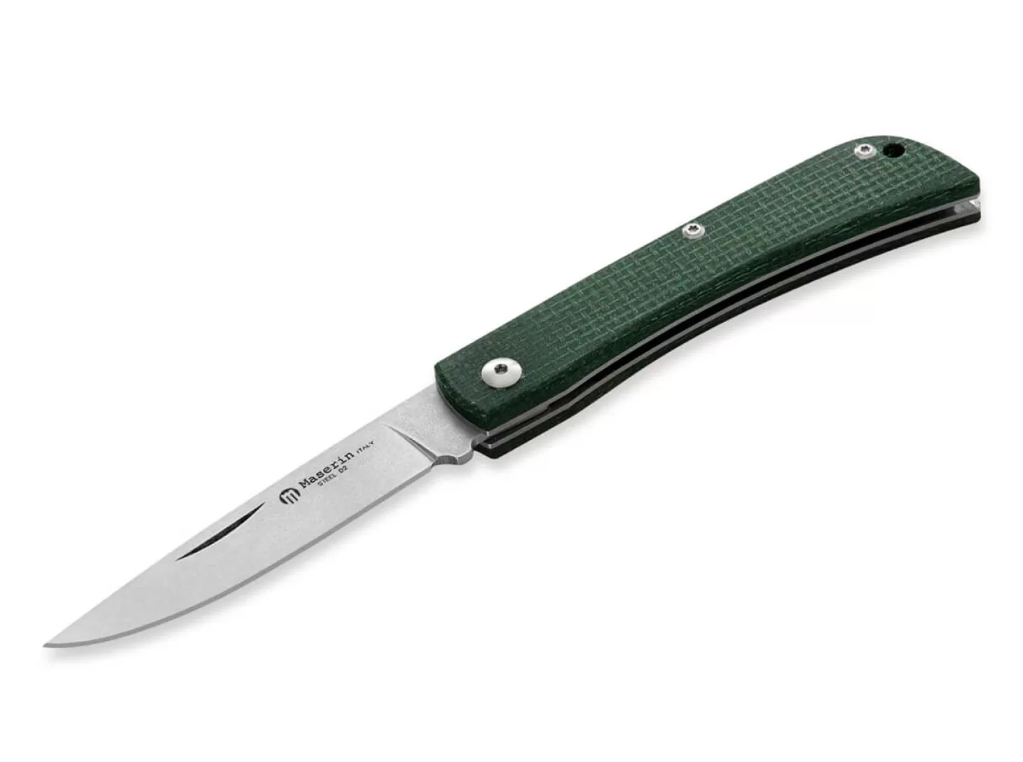 Best Sale Scout 163 Green Micarta Slipjoint-Messer