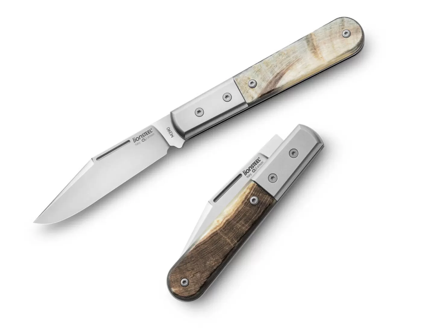 Flash Sale Shuffler Barlow Ram Horn Slipjoint-Messer