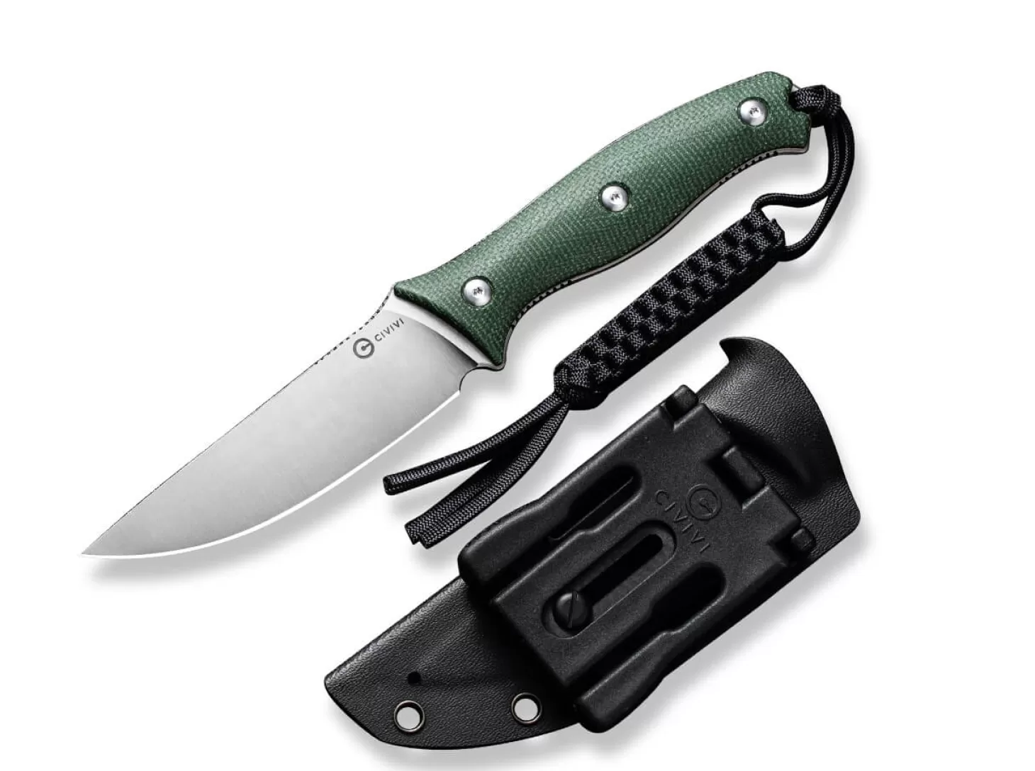 Online Stormridge Micarta Green EDC-Messer