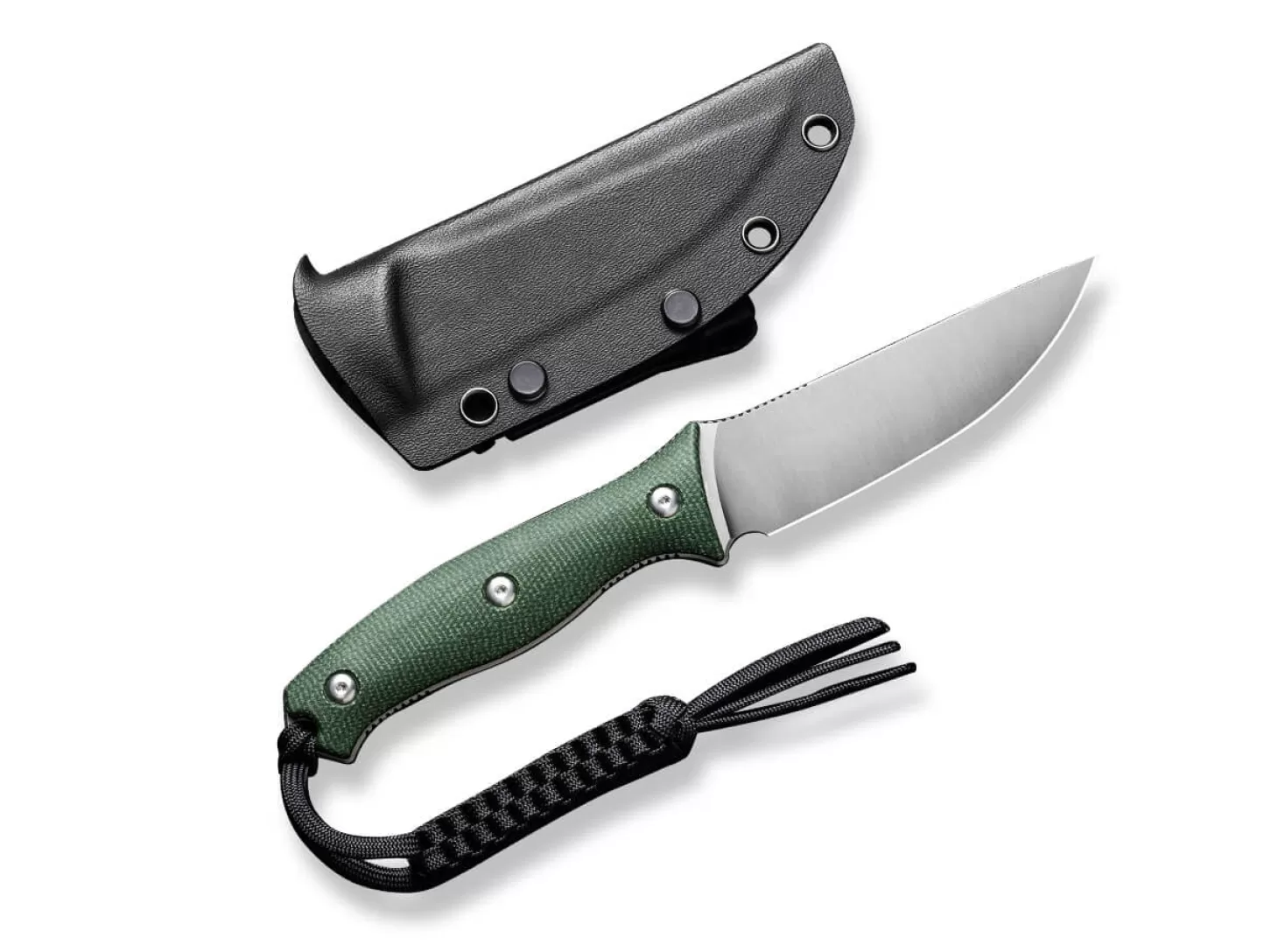 Online Stormridge Micarta Green EDC-Messer