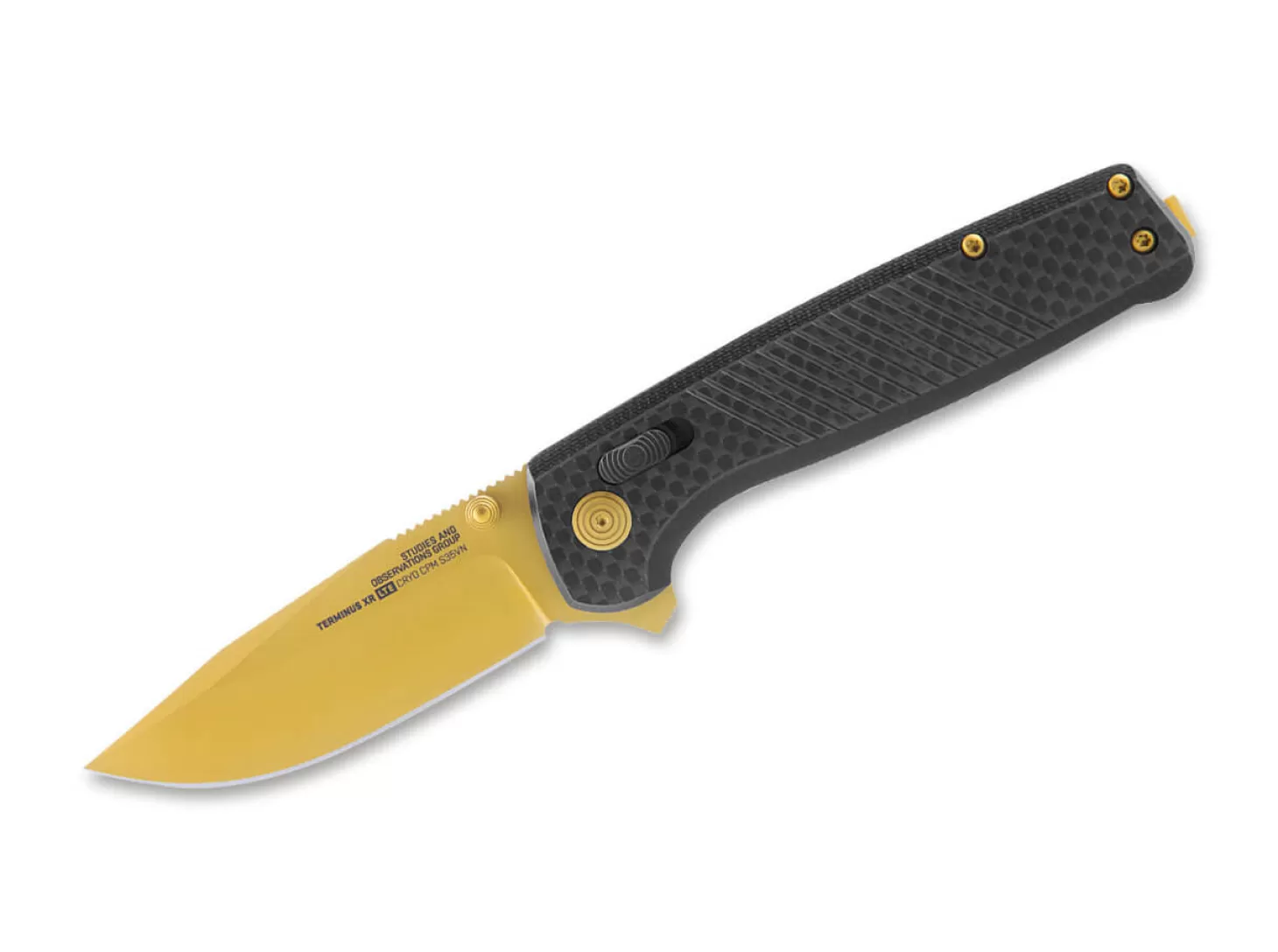 Best Sale Terminus XR LTE CF Gold Taktische Messer