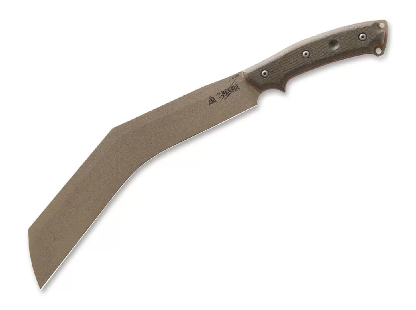 Discount The Bestia Micarta Green Macheten