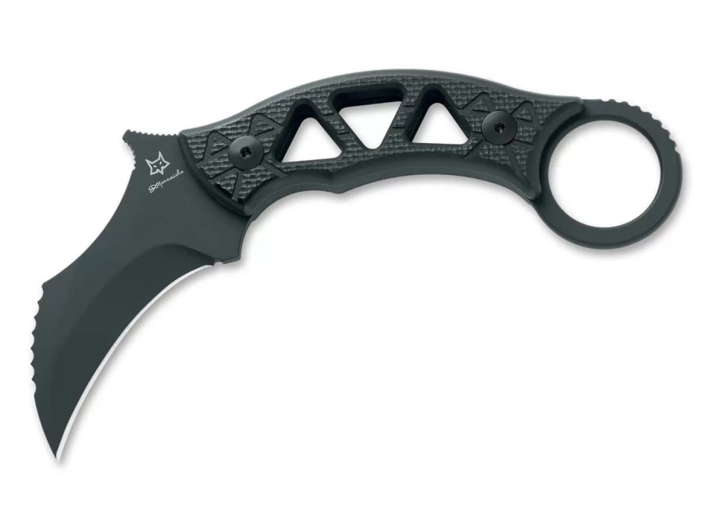 Outlet Tribal K Fixed G10 All Black Karambits