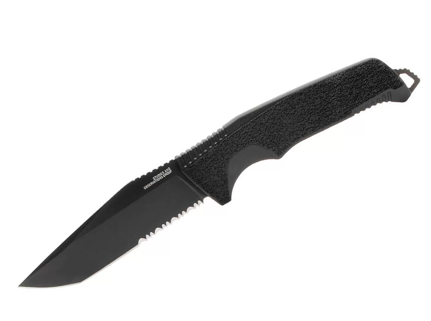 Clearance Trident FX Serrated Blackout Einsatzmesser