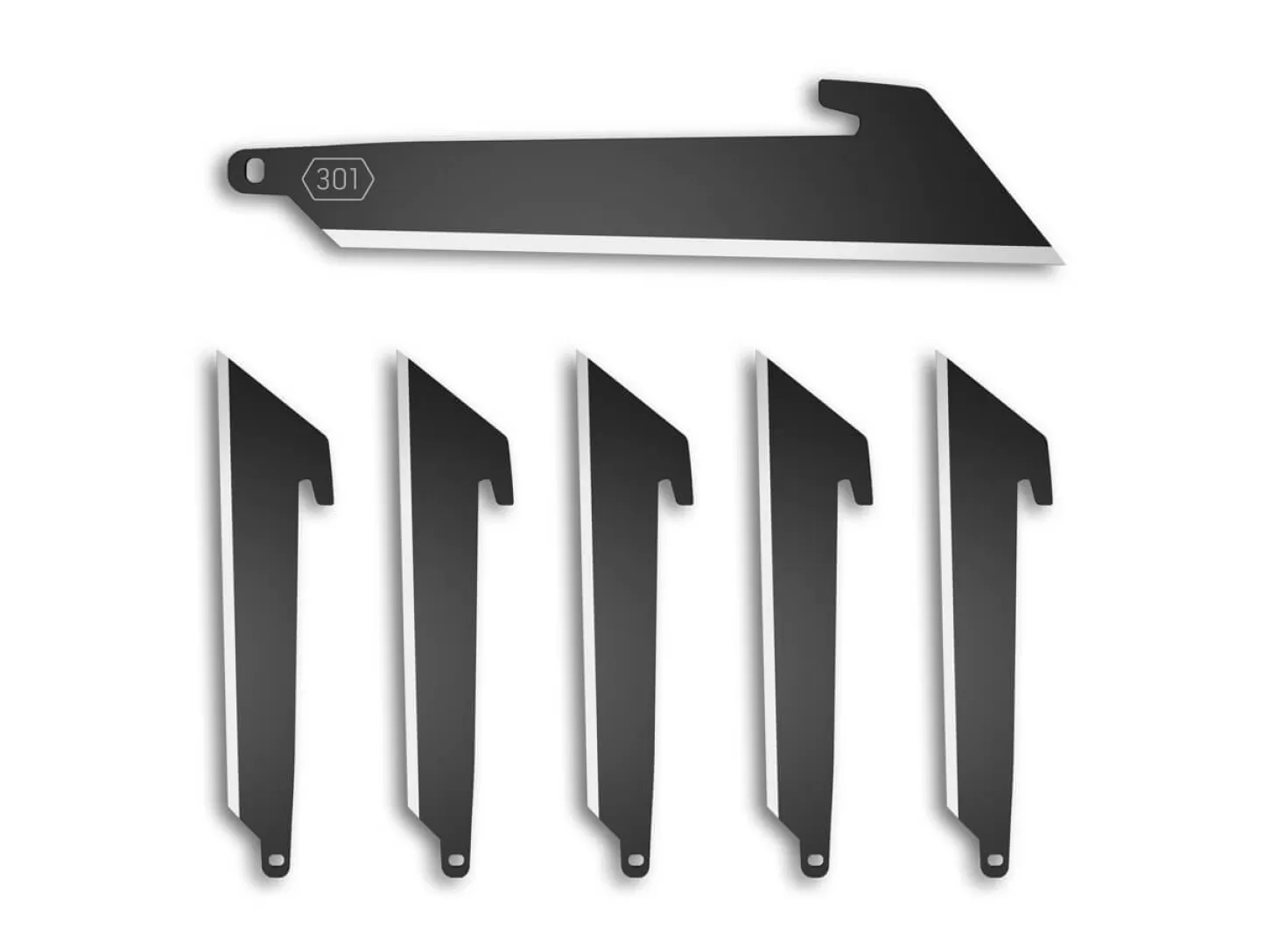 Cheap 3.0" Utility Replacement Blades 6-Pack Black Oxide Zubehör