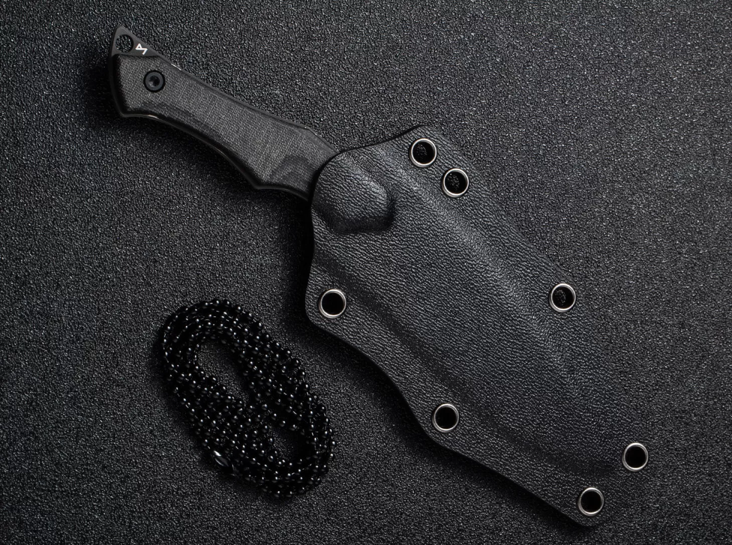 Best Vaquita II Micarta Black Damascus Damastmesser