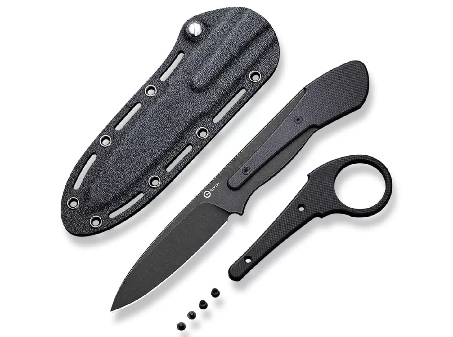 Fashion Varius G10 All Black EDC-Messer