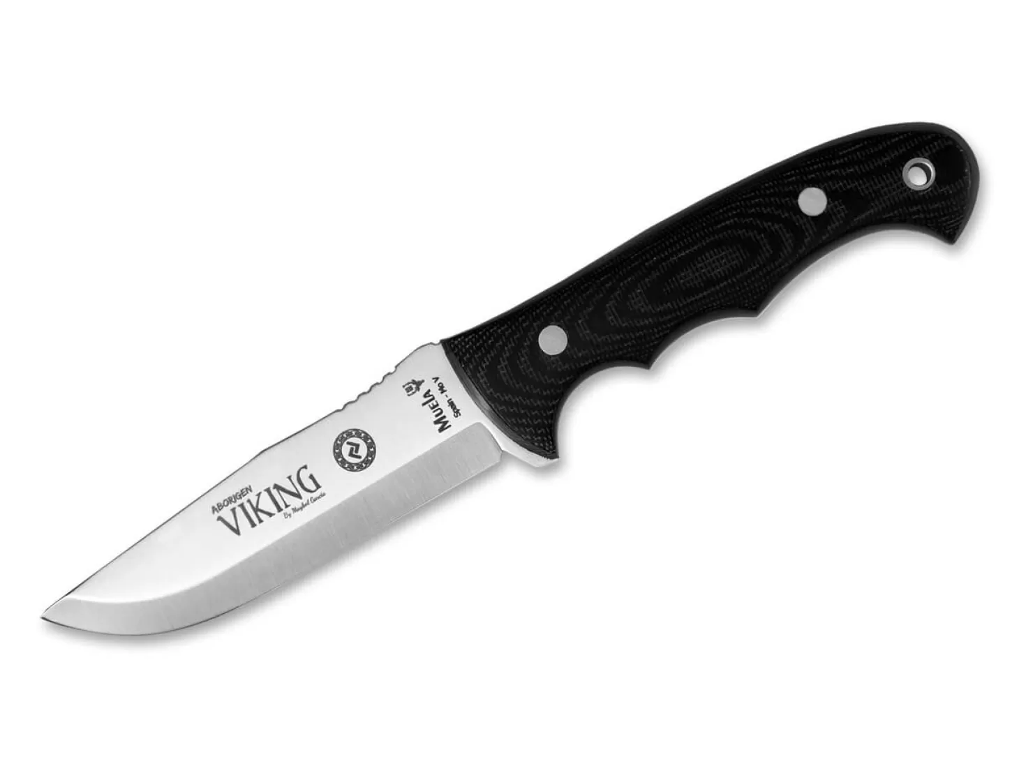 New Viking Black Micarta Outdoormesser