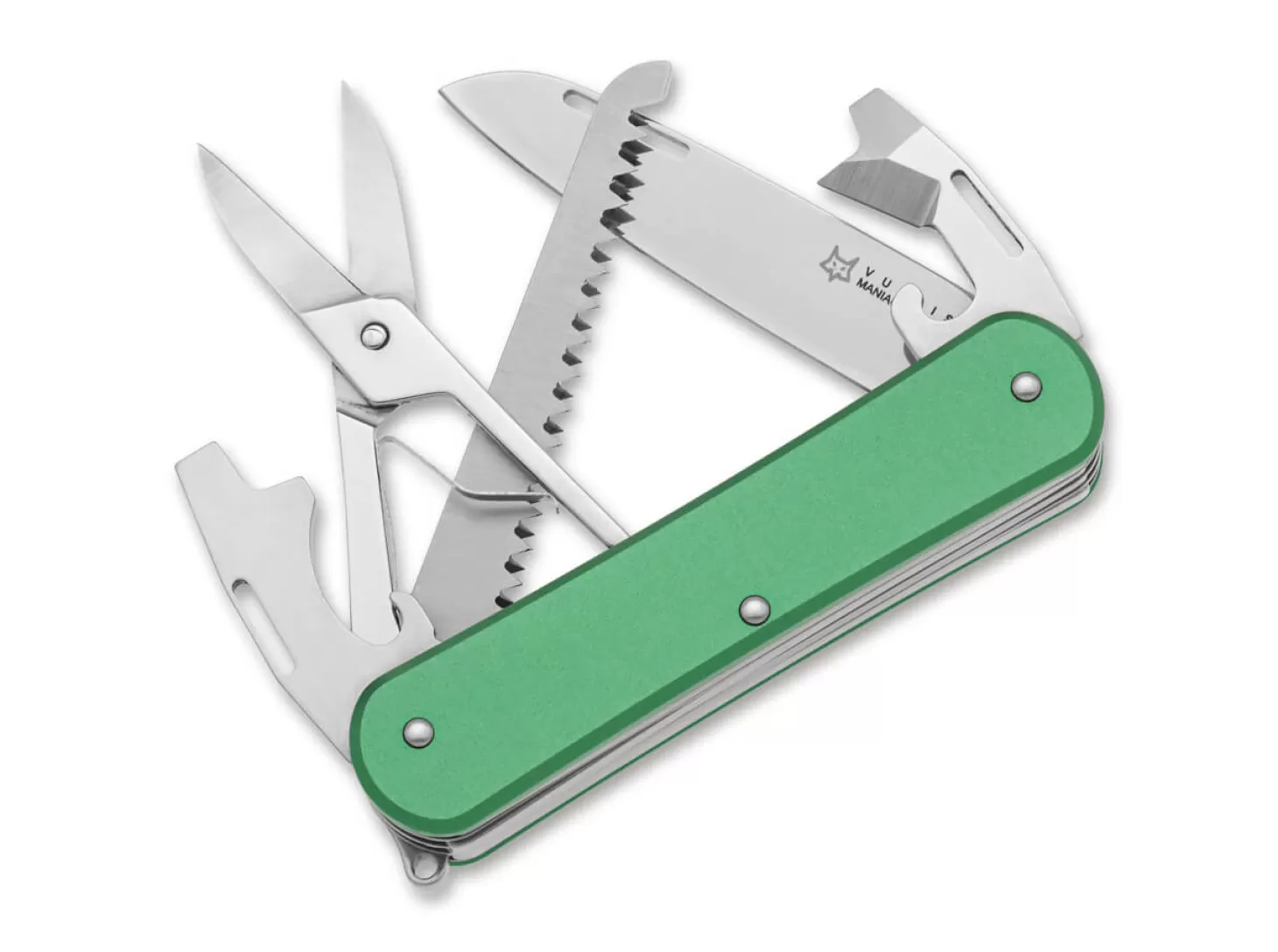 Best Vulpis 130-SF5 Aluminum OD Green Multifunktionsmesser