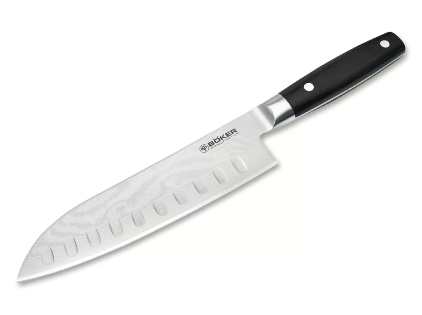 Flash Sale Yadama Premium Santoku mit Kullen Damastmesser